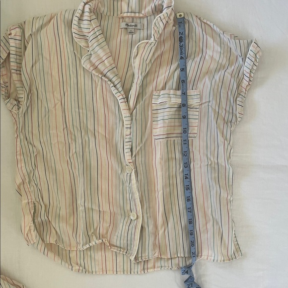 Madewell Multicolor Striped Pajama Set - Picture 4 of 7
